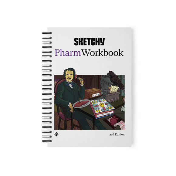 Sketchy Pharm Workbook - 2nd Edition